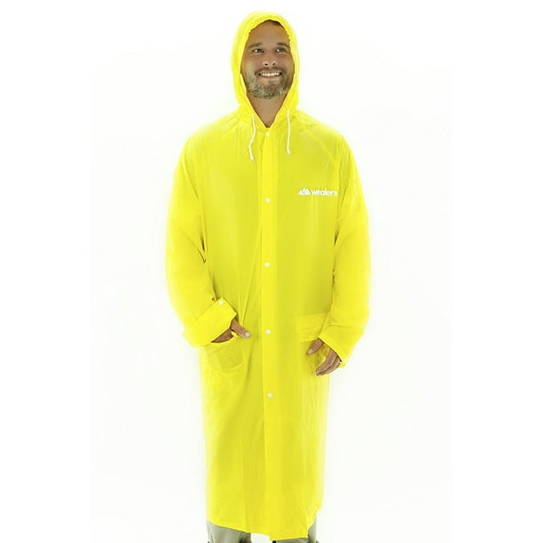 WATERPROOF Unisex Bicycle Raincoat  PVC Windproof Hooded Rain wear Portable coat